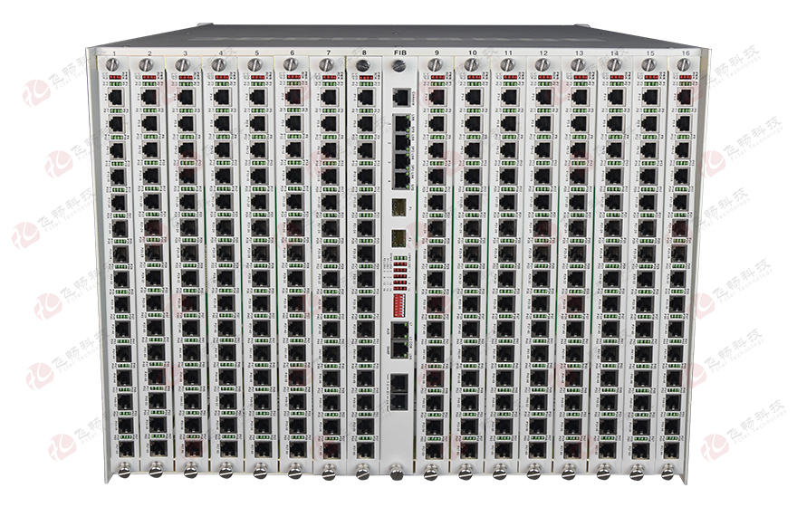 飛暢科技-960路電話光端機（8U 19英寸，SFP 1+1光備份）